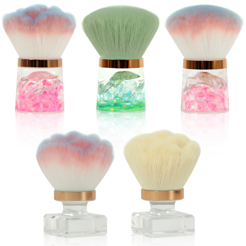 Blush Brush Kabuki - Nail Art Dust Brush for Nails