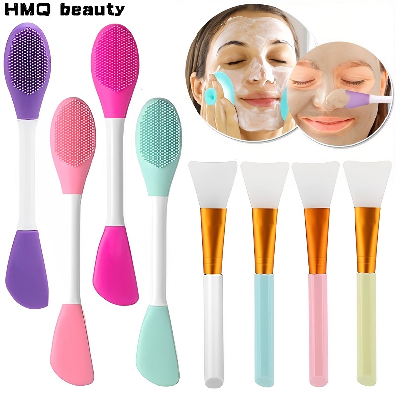 Huda Beauty Makeup Brush Set - 4pcs Silicone Face Brush Set DIY