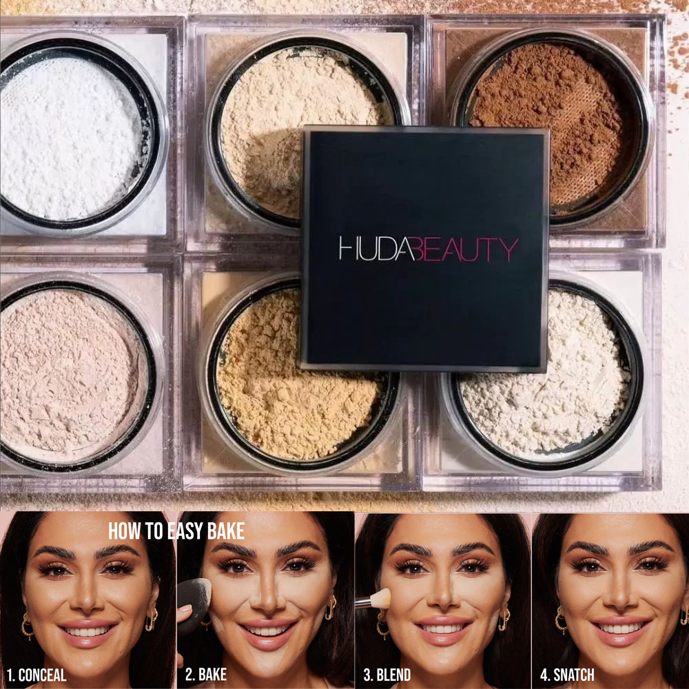 Huda Beauty Makeup Set - HudaBeauty Loose powder makeup Loose Baking&Setting