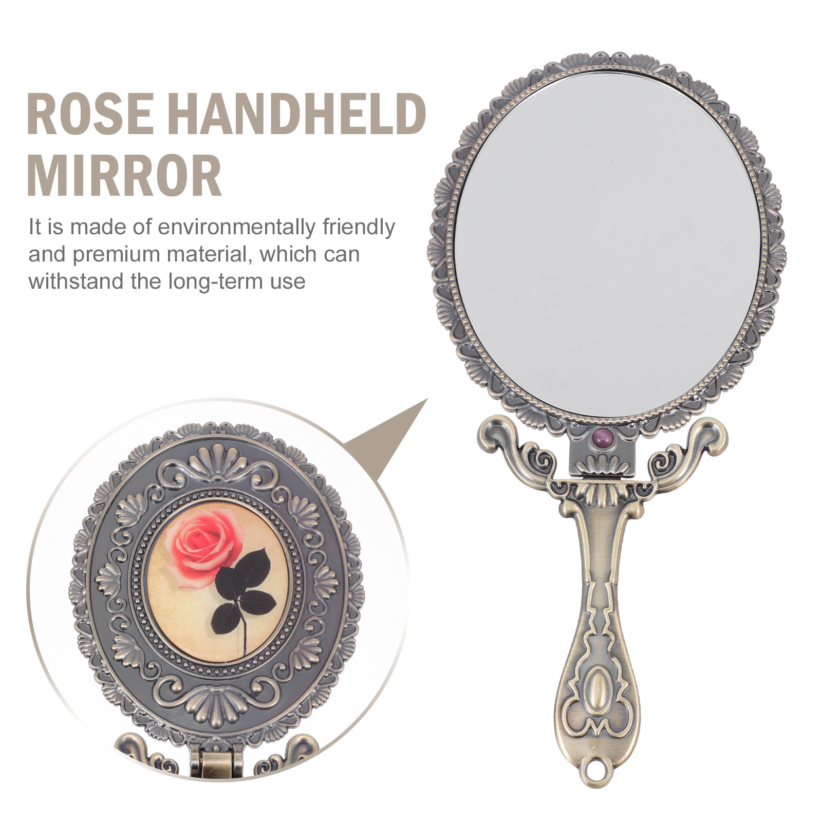 Vintage Rose Handheld Makeup M - Beauty Rose Makeup ulasan dan harga
