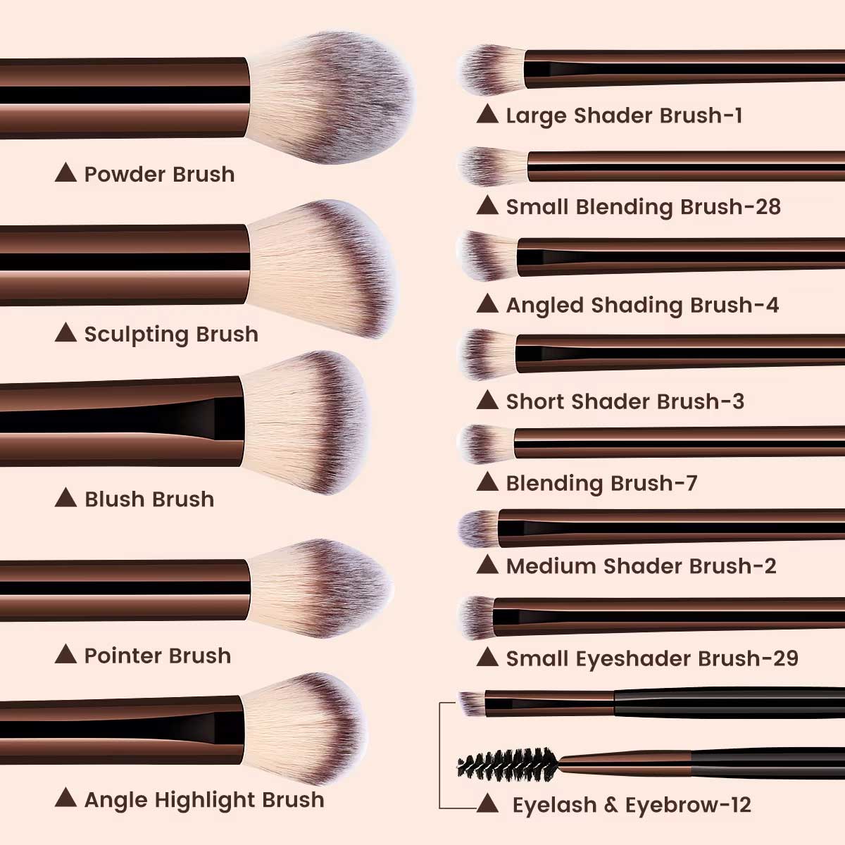 13PCS Makeup Brush Set Foundat - Huda Beauty Makeup Brush Set ulasan dan harga