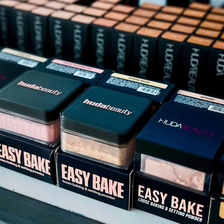 New Huda Easy Bake Fragrance F - Huda Beauty Makeup Set ulasan dan harga