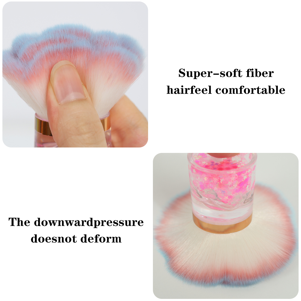 Nail Art Dust Brush for Nails  - Blush Brush Kabuki ulasan dan harga