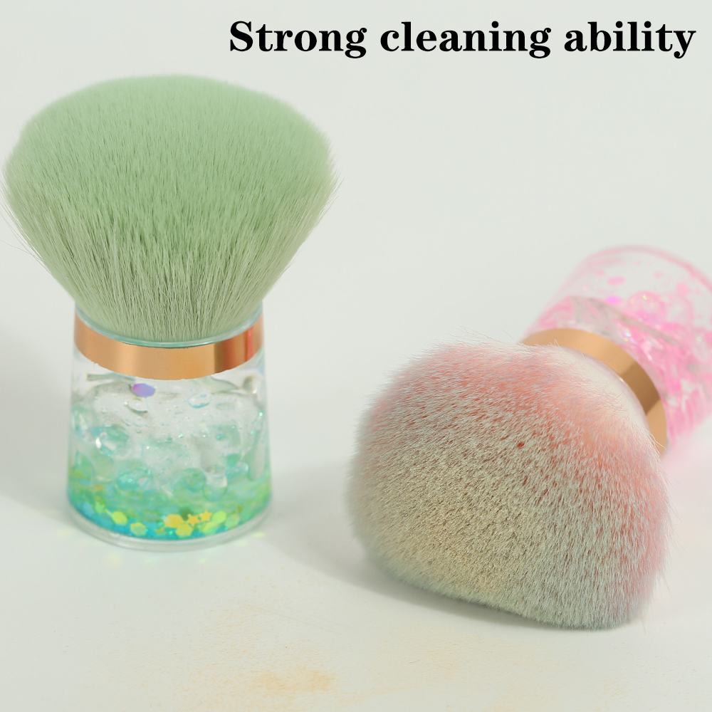 Nail Art Dust Brush for Nails  - Blush Brush Kabuki ulasan dan harga
