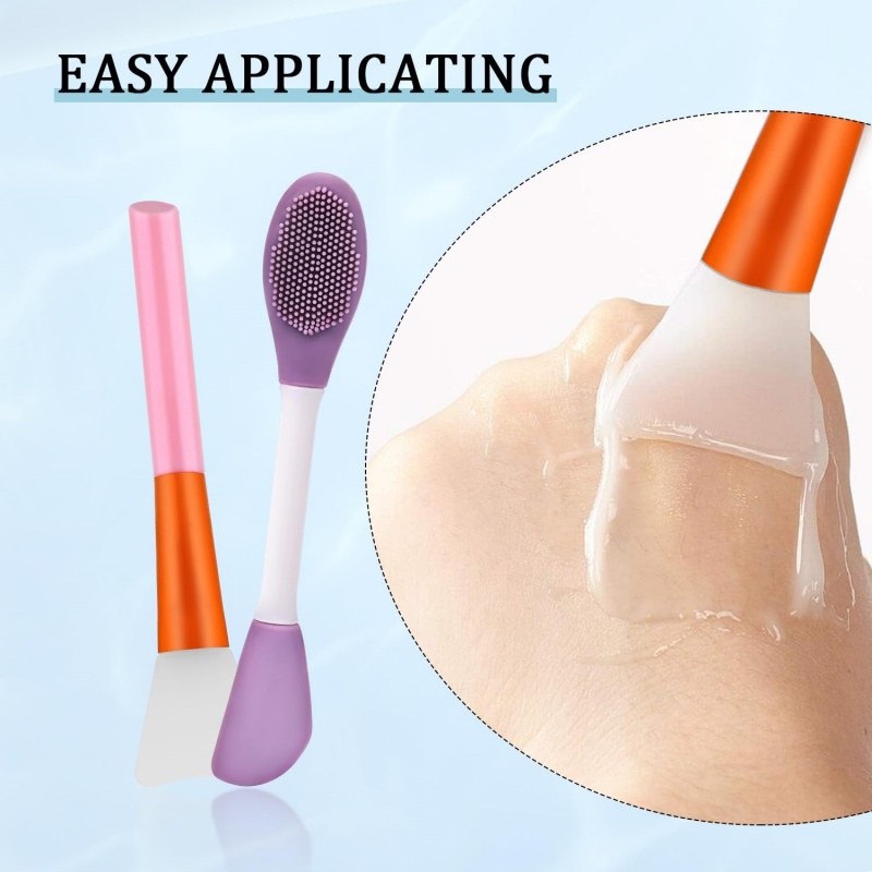 4pcs Silicone Face Brush Set D - Huda Beauty Makeup Brush Set ulasan dan harga