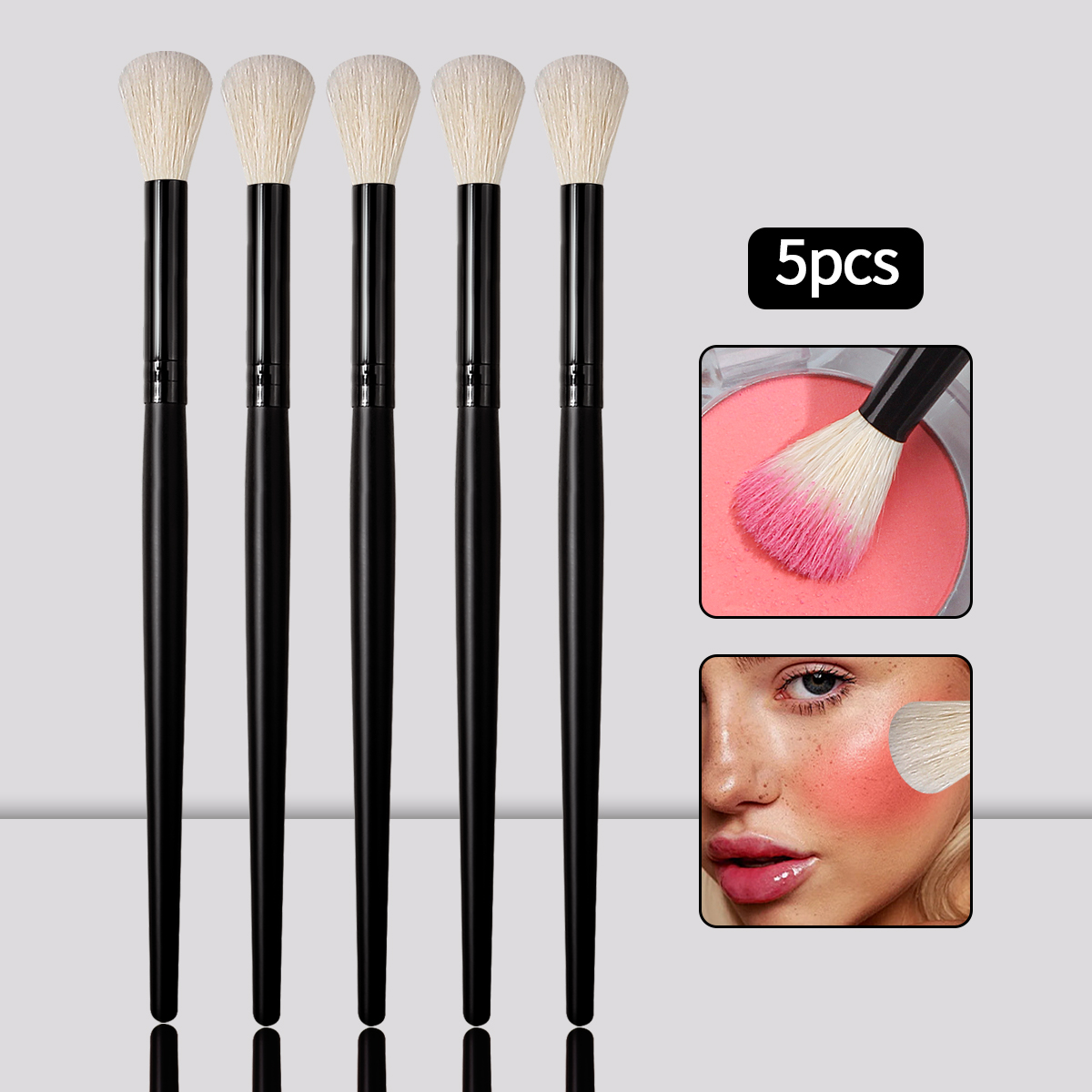 5 Sets of Soft Multi-Functiona - Huda Beauty Makeup Brush Set ulasan dan harga