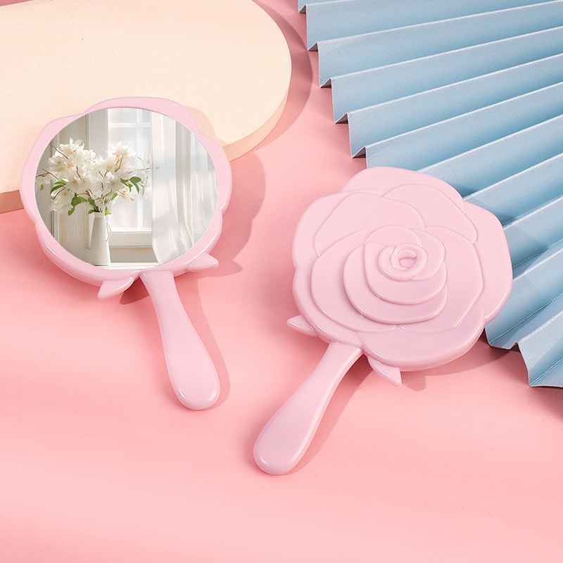 Retro Rose Small Mirror Portab - Beauty Rose Makeup ulasan dan harga