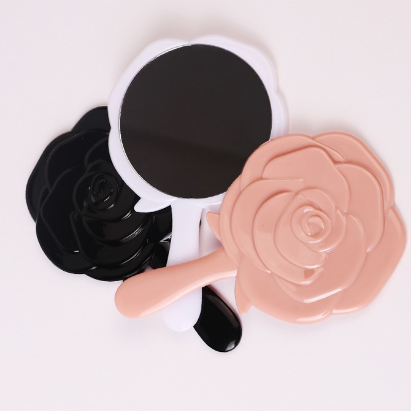 Retro Rose Small Mirror Portab - Beauty Rose Makeup ulasan dan harga