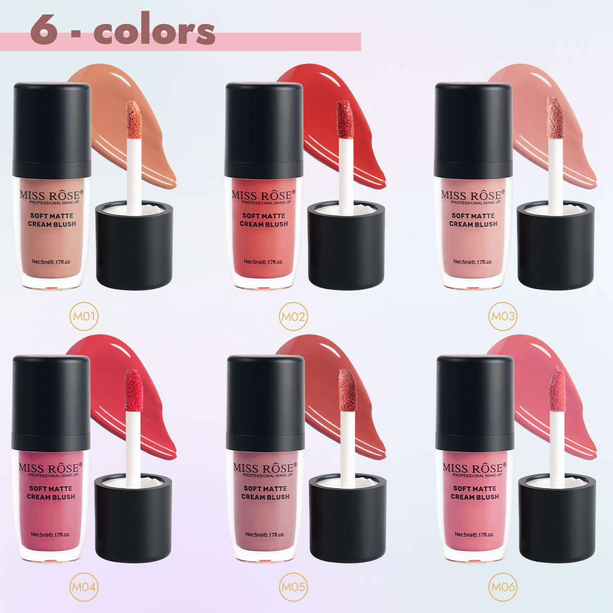 MISS ROSE 12-Color Multi-use L - Beauty Rose Makeup ulasan dan harga