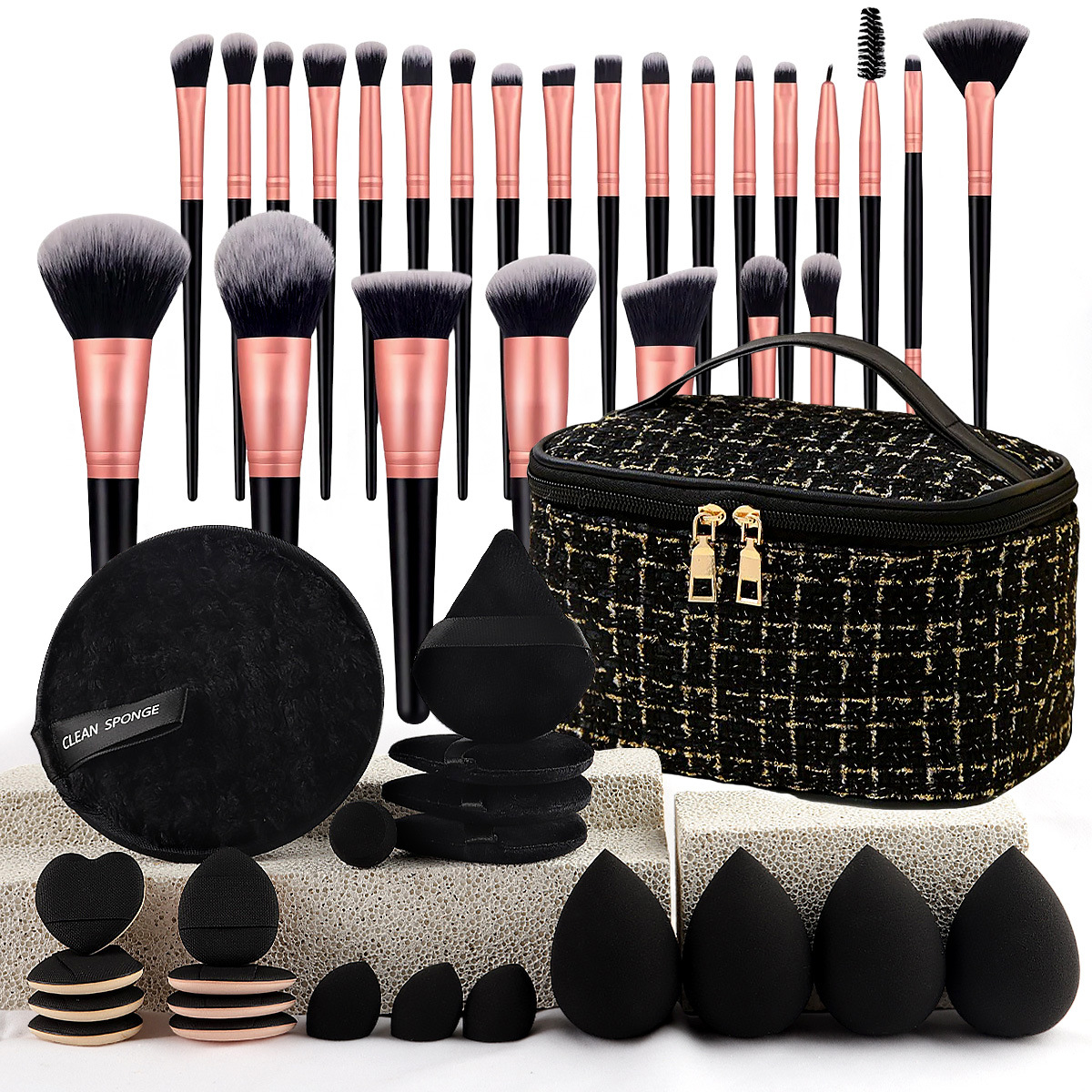 Makeup Brush Set Chic Fragranc - Makeup Beauty Set ulasan dan harga