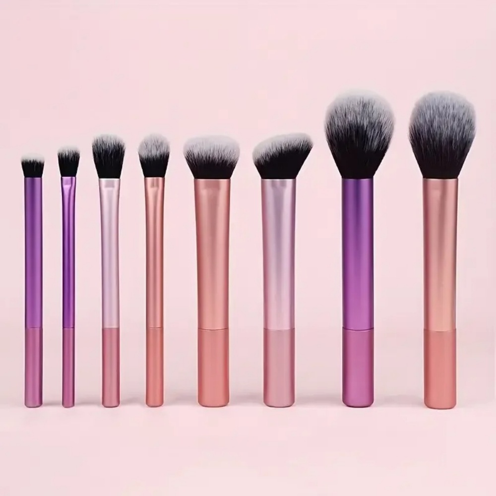 8 Pieces Makeup Brush Kit Soft - Huda Beauty Makeup Brush Set ulasan dan harga