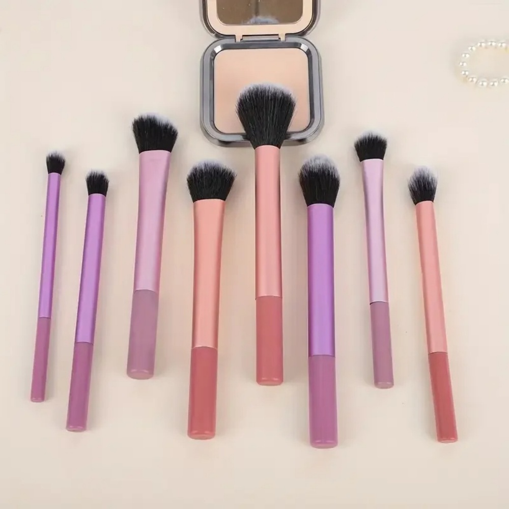 8 Pieces Makeup Brush Kit Soft - Huda Beauty Makeup Brush Set ulasan dan harga