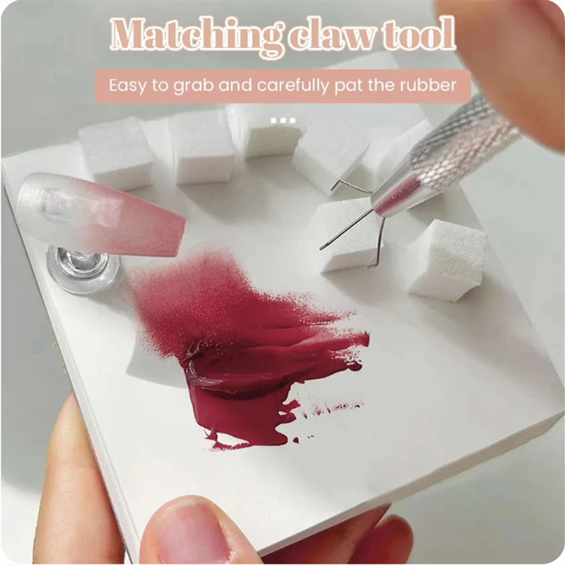 50/150pcs Sponge Gradient Nail - Blush Brush Kabuki ulasan dan harga