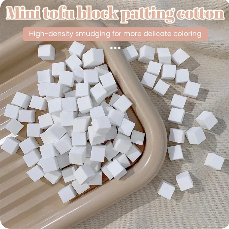 50/150pcs Sponge Gradient Nail - Blush Brush Kabuki ulasan dan harga