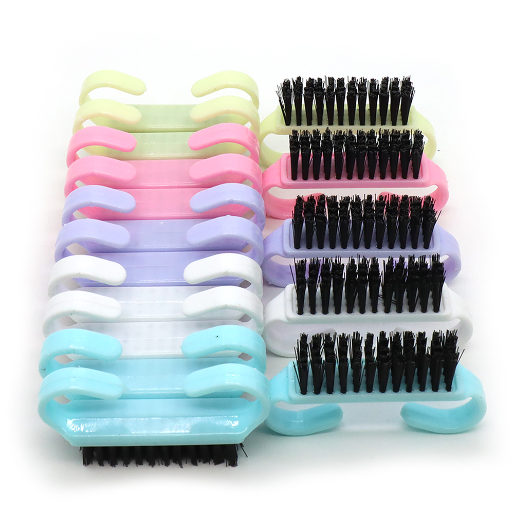 50pcs/Box Plastic Nail Brushes - Blush Brush Kabuki ulasan dan harga