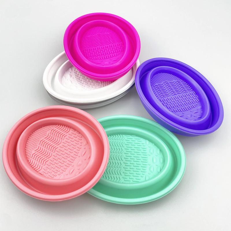 Soft Silicone Makeup Brush Cle - Blush Brush Kabuki ulasan dan harga