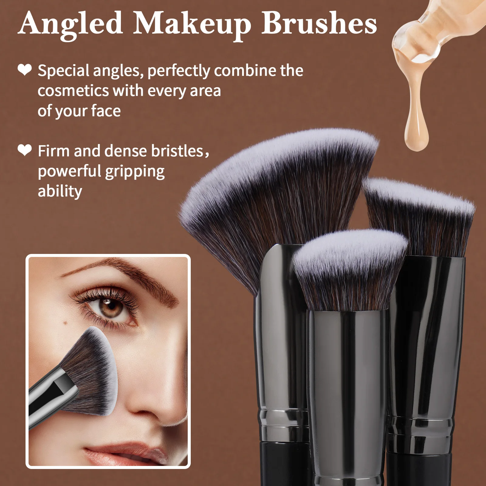 MAANGE Professional Gift Box 2 - Huda Beauty Makeup Brush Set ulasan dan harga
