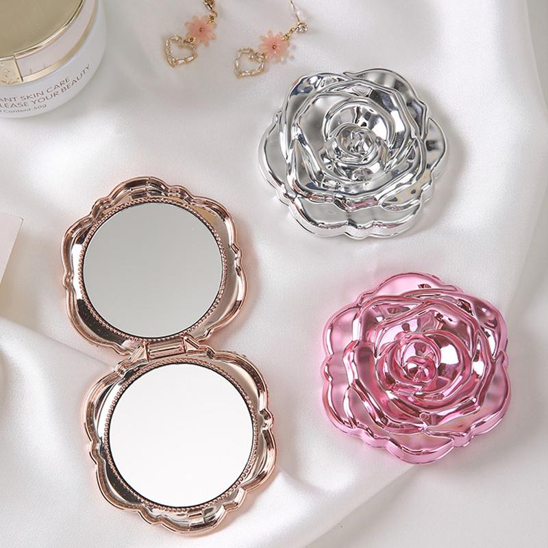 Double Sided Hand Mirrors Comp - Beauty Rose Makeup ulasan dan harga