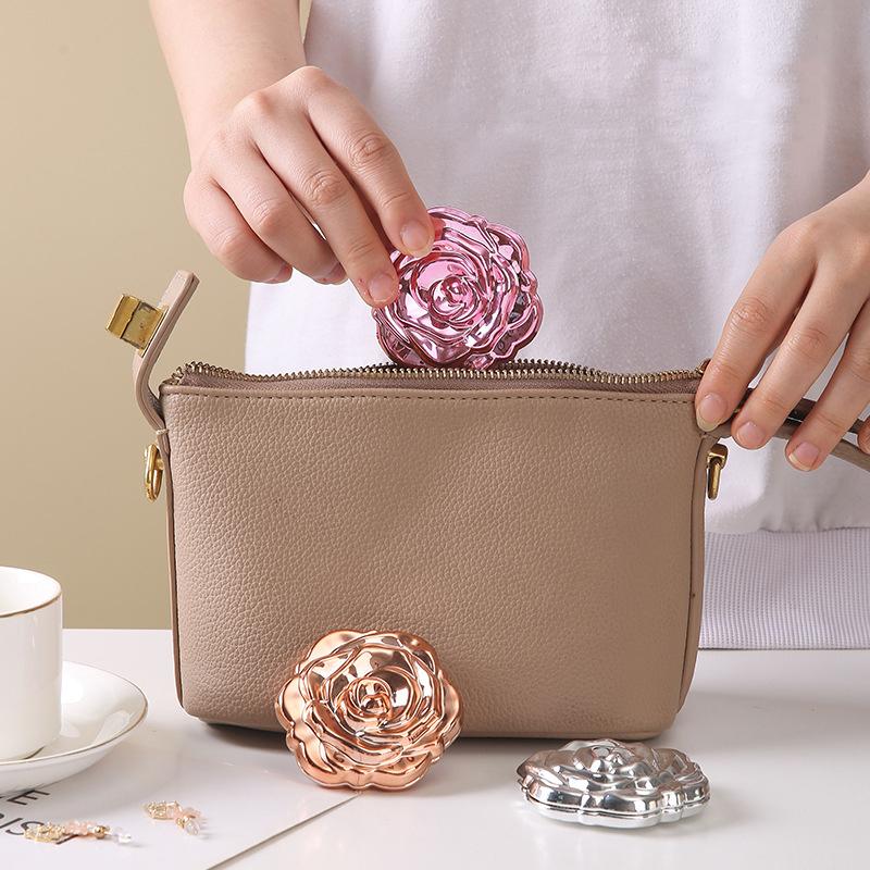 Double Sided Hand Mirrors Comp - Beauty Rose Makeup ulasan dan harga