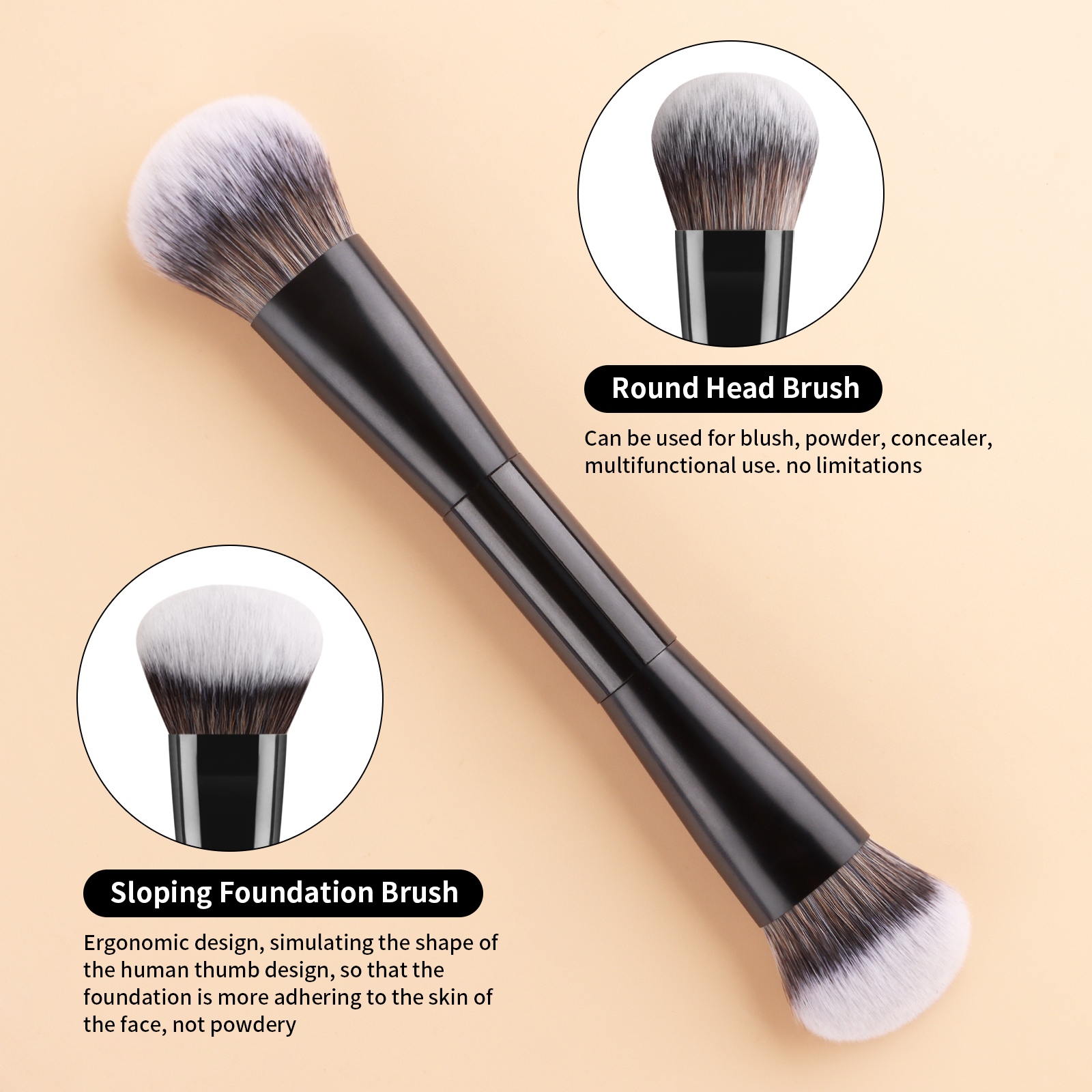 10pcs Professional Makeup Brus - Huda Beauty Makeup Brush Set ulasan dan harga