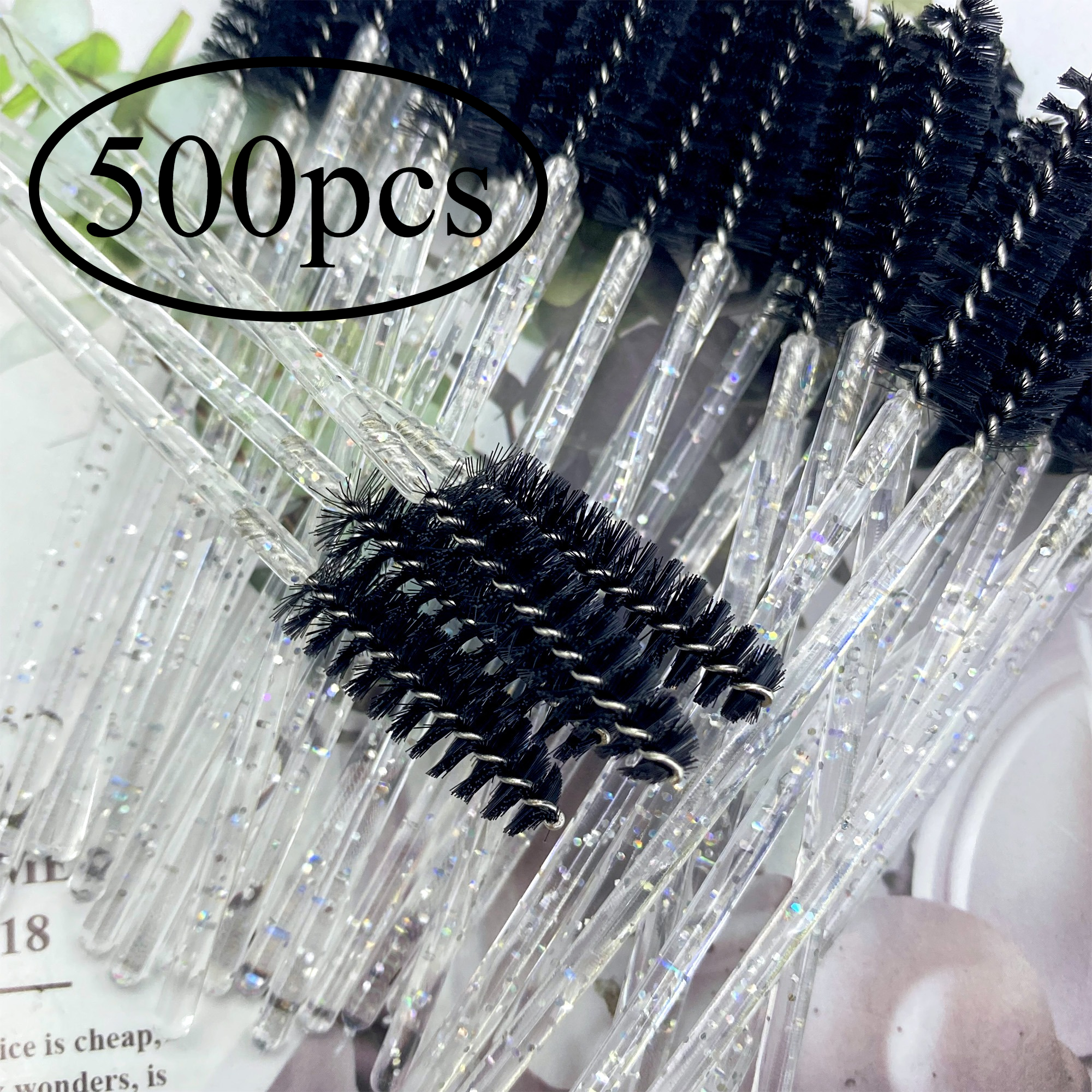 500PCS Eyelashes Brushes Set W - Beauty Makeup Products ulasan dan harga