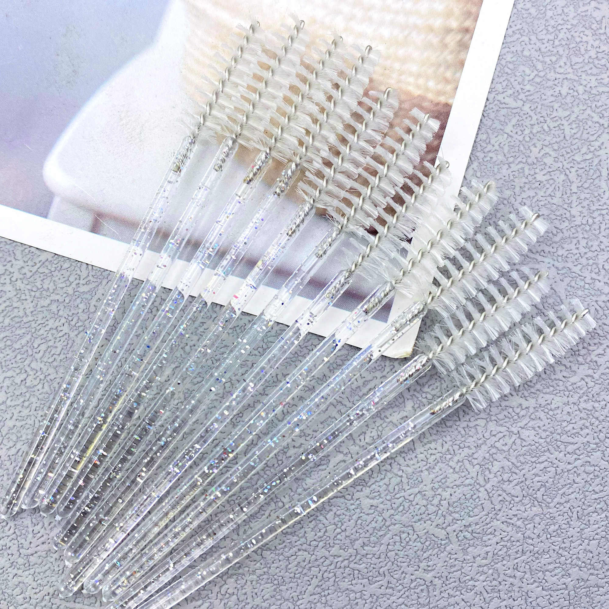 500PCS Eyelashes Brushes Set W - Beauty Makeup Products ulasan dan harga