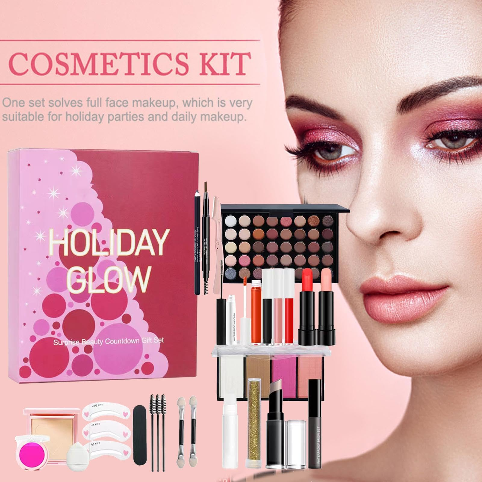 2025 Christmas Countdown Makeu - Beauty Makeup Advent Calendar 2025 ulasan dan harga