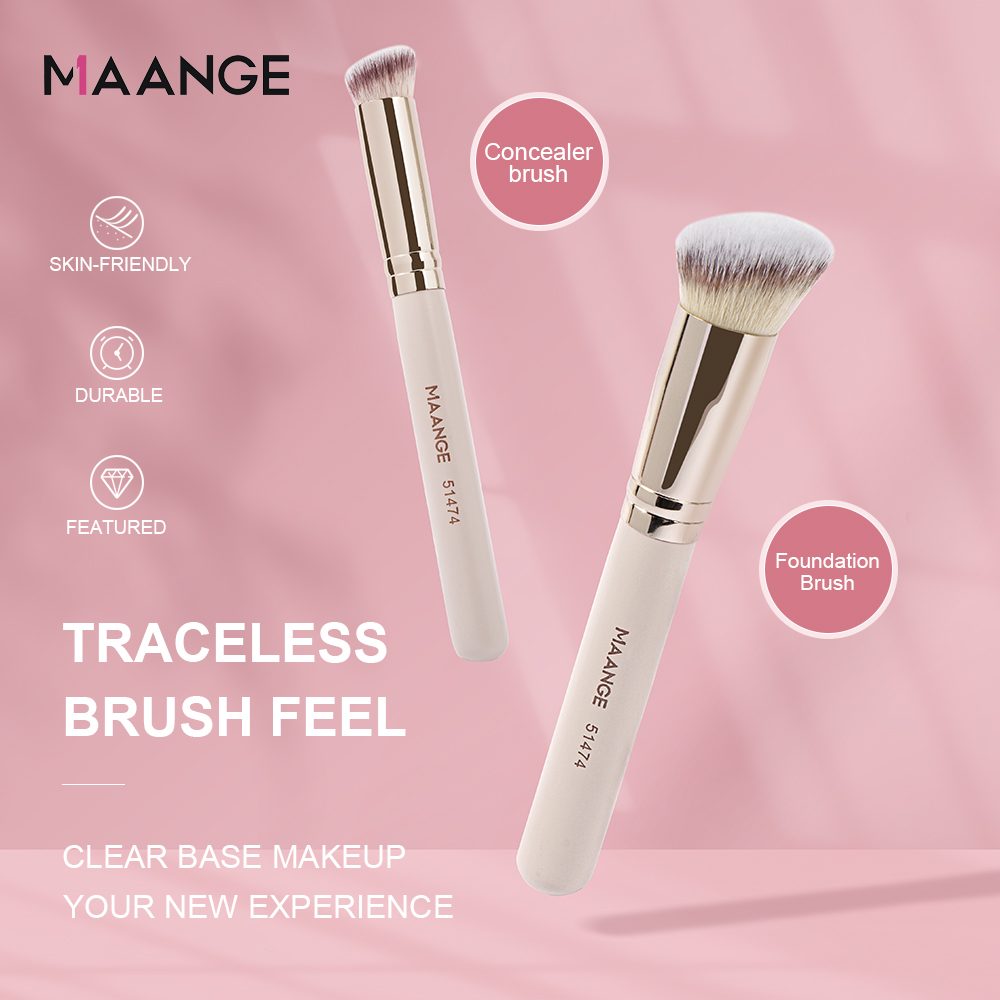 MAANGE Gift Box 4 Pieces Face  - Huda Beauty Makeup Brush Set ulasan dan harga