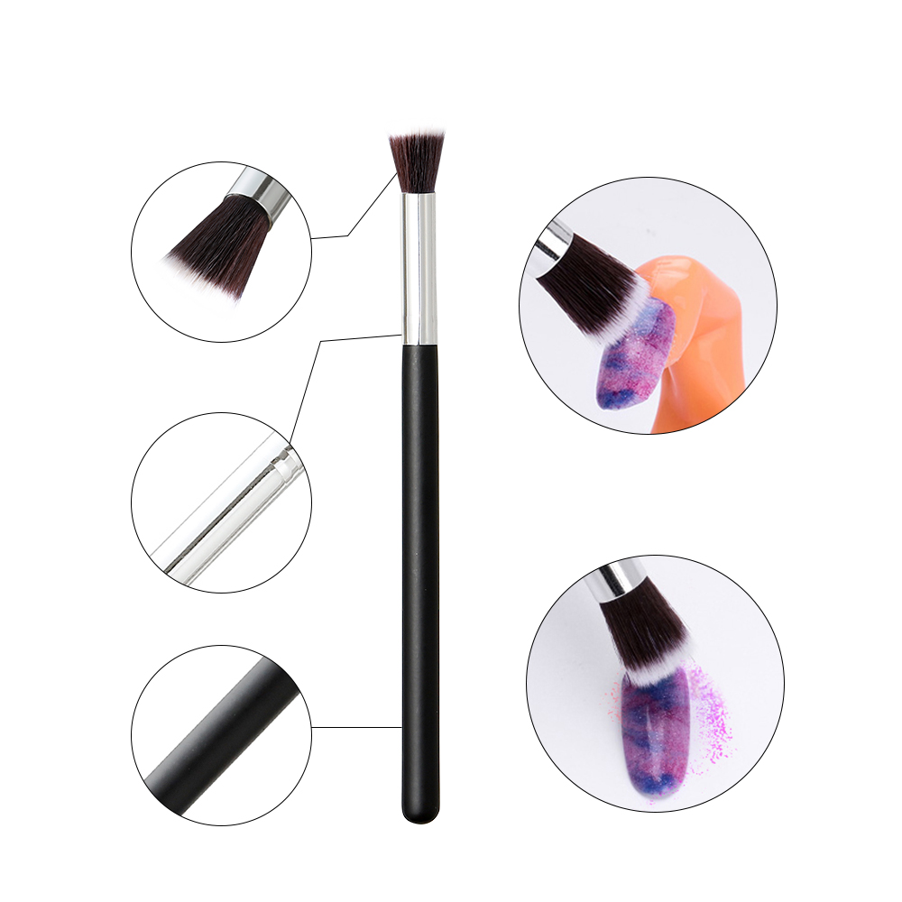 BNG Soft Nail Dip Powder Brush - Blush Brush Kabuki ulasan dan harga