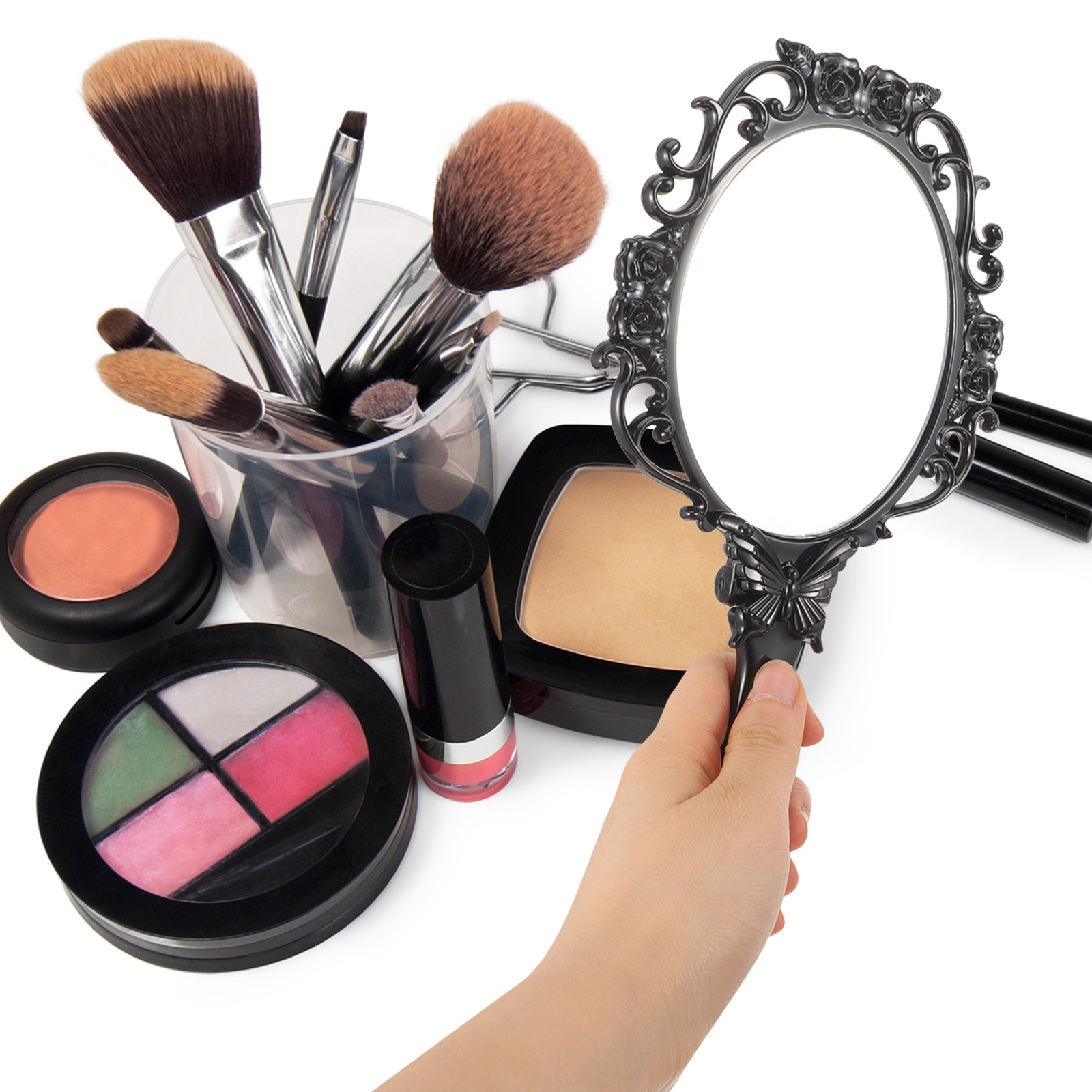Rose Flower Embellished Foldin - Beauty Rose Makeup ulasan dan harga