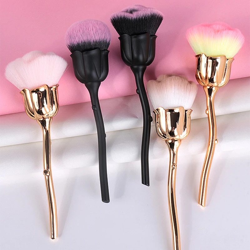 Rose Flower Shape Loose Powder - Beauty Rose Makeup ulasan dan harga