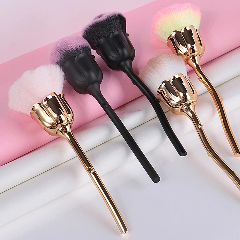 Rose Flower Shape Loose Powder - Beauty Rose Makeup ulasan dan harga