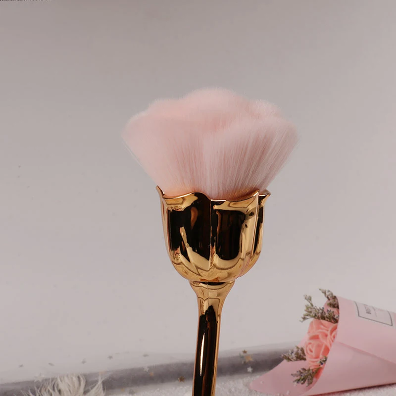 Rose Flower Shape Loose Powder - Beauty Rose Makeup ulasan dan harga
