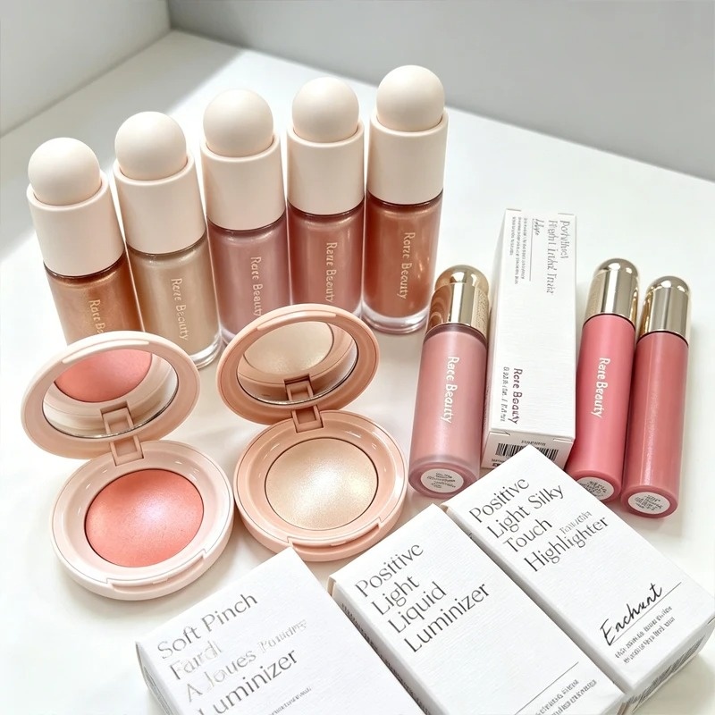 Rare Beauty Low Cost Lip Lumin - Huda Beauty Makeup Set ulasan dan harga