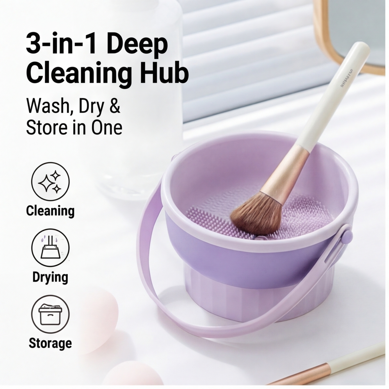 Silicone Makeup Brush Cleaning - Beauty Makeup Products ulasan dan harga