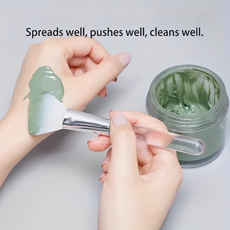 1/4pcs Silicone Facial Mask Br - Huda Beauty Makeup Brush Set ulasan dan harga