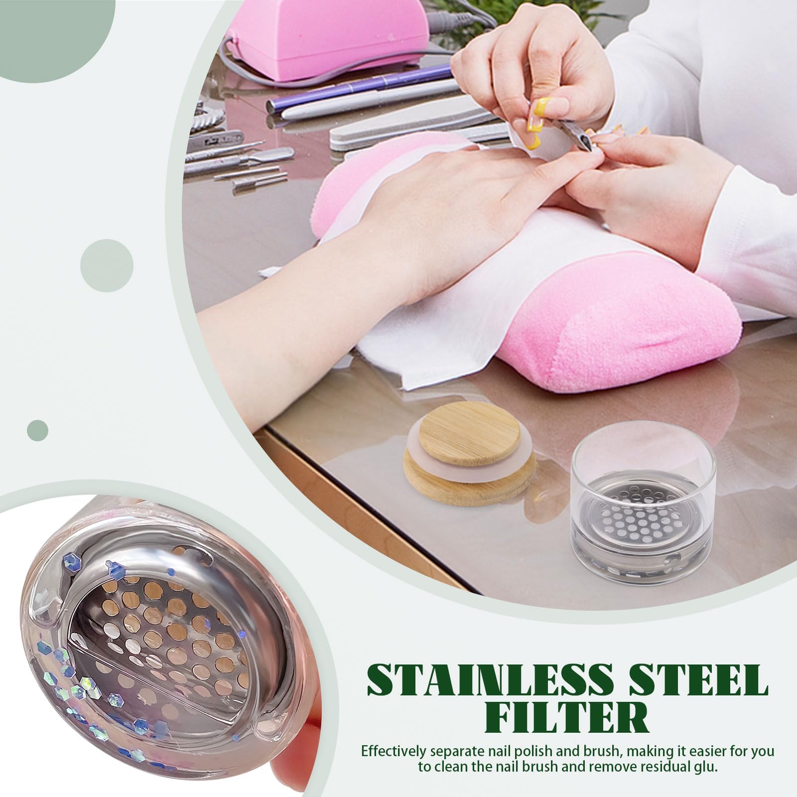 Nail Art Brushes Washing Cup N - Blush Brush Kabuki ulasan dan harga