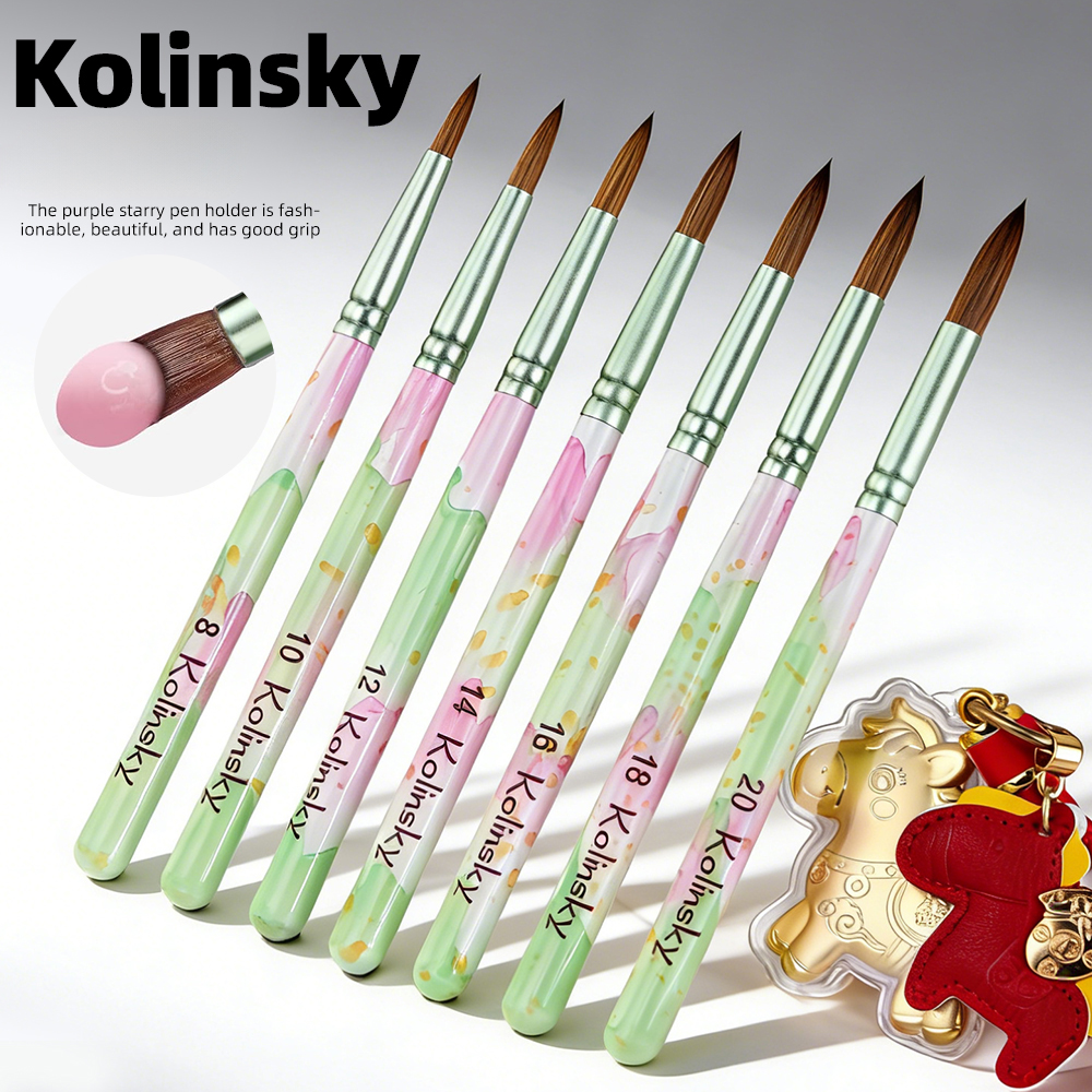 25/26mm Acrylic Nail Brush Kol - Blush Brush Kabuki ulasan dan harga