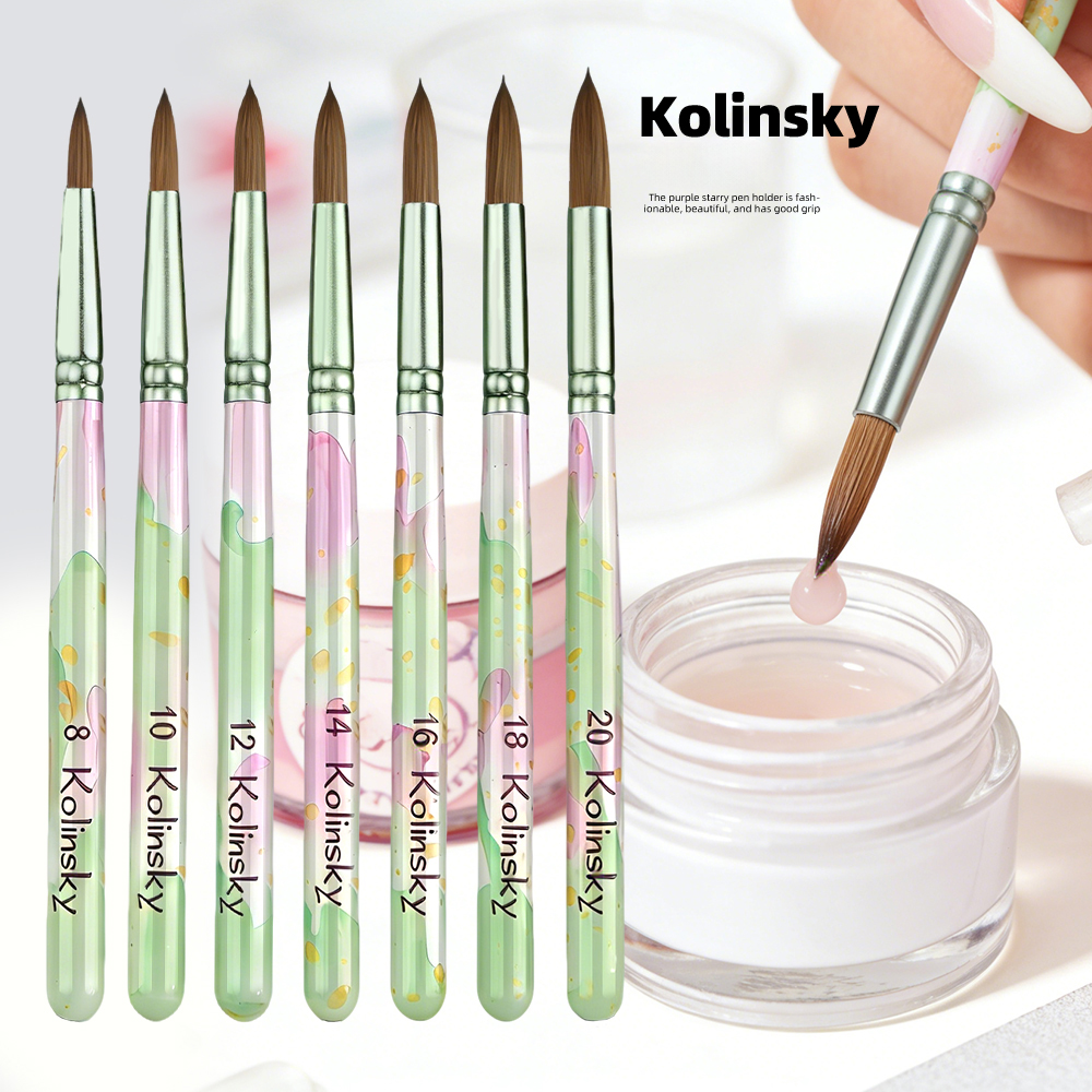 25/26mm Acrylic Nail Brush Kol - Blush Brush Kabuki ulasan dan harga