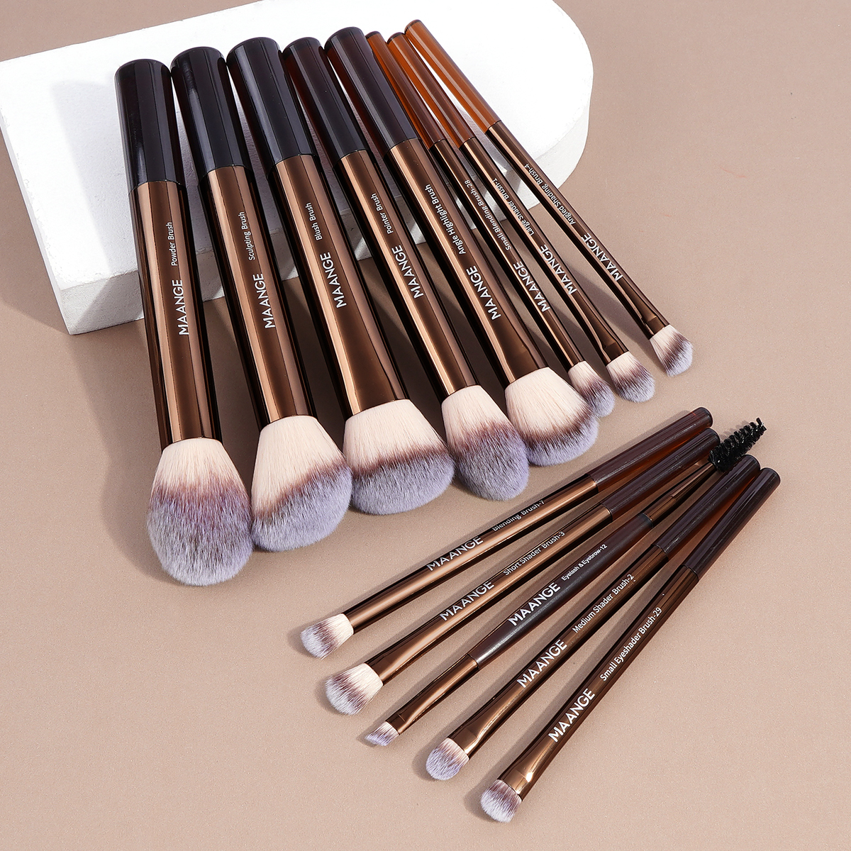 MAANGE 13PCS Makeup Brush Set  - Huda Beauty Makeup Brush Set ulasan dan harga
