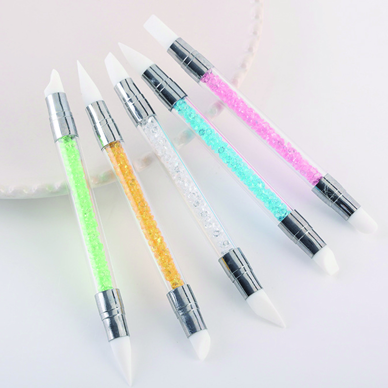 Dual-Head Silicone Nail Art Pe - Blush Brush Kabuki ulasan dan harga