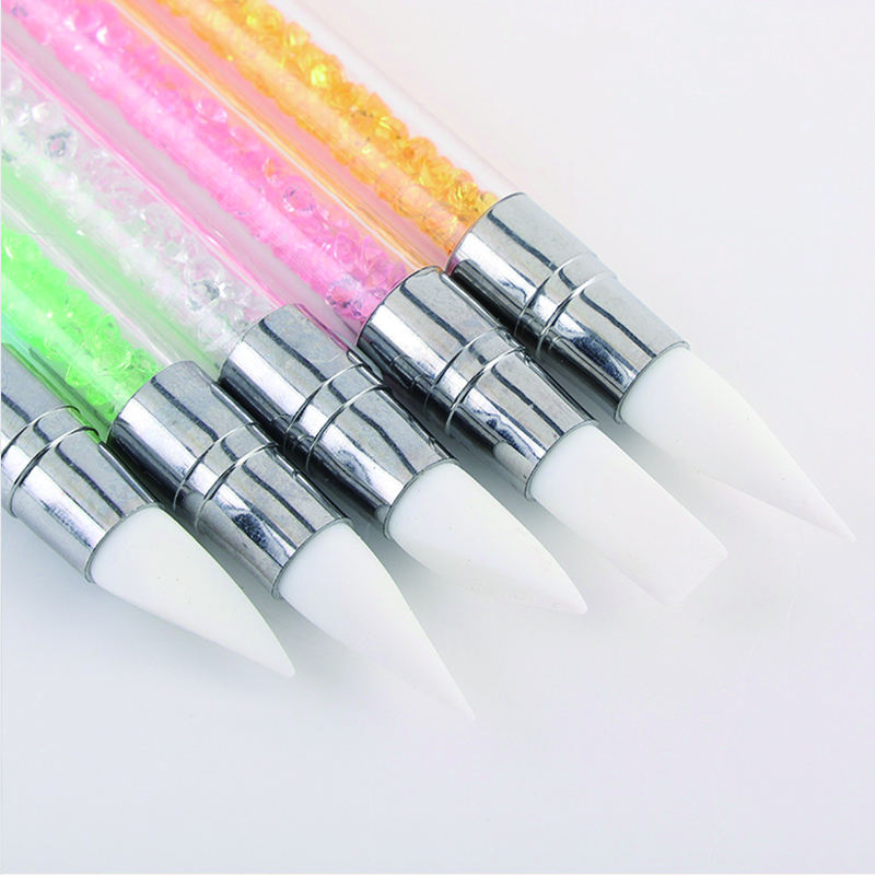 Dual-Head Silicone Nail Art Pe - Blush Brush Kabuki ulasan dan harga