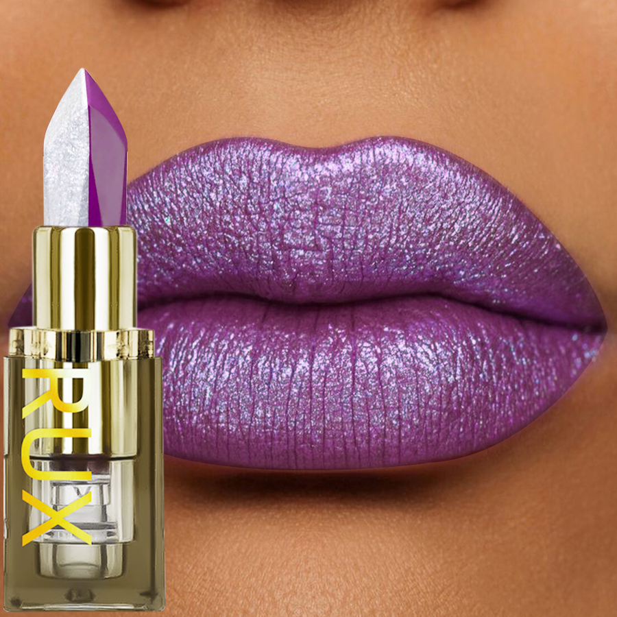 1PC Purple Glitter Two-tone Li - Beauty Rose Makeup ulasan dan harga