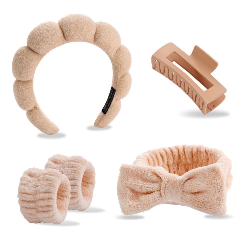 5pcs/Set Spa Headband Wristban - Makeup Beauty Set ulasan dan harga