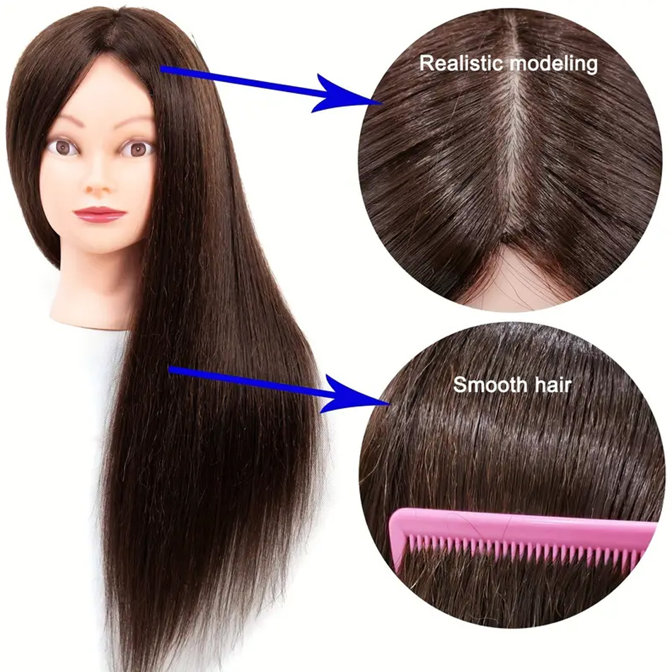 Realistic Mannequin Head With  - Beauty Makeup Training ulasan dan harga