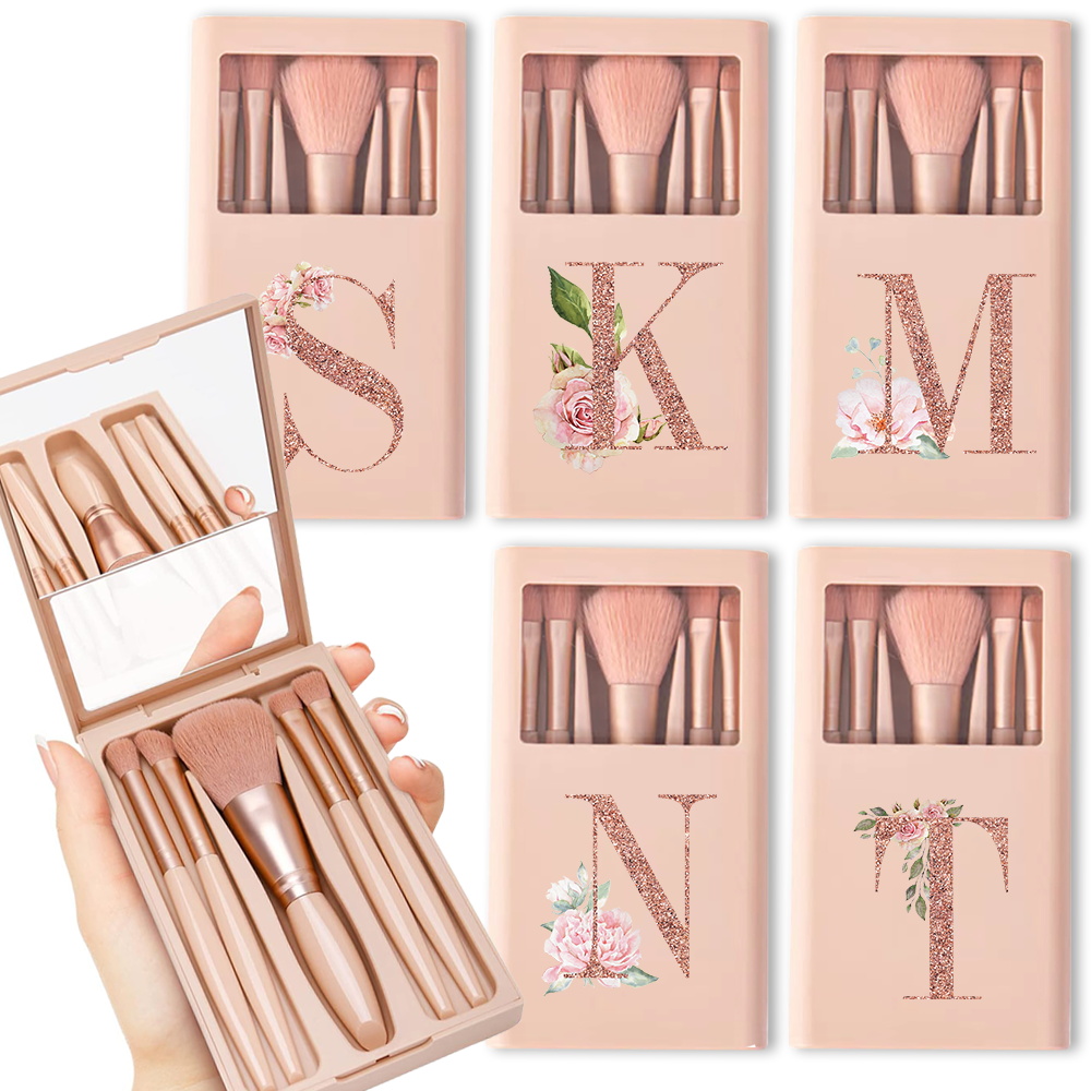 5pcs Cosmetic Brush Kit With M - Makeup Beauty Set ulasan dan harga