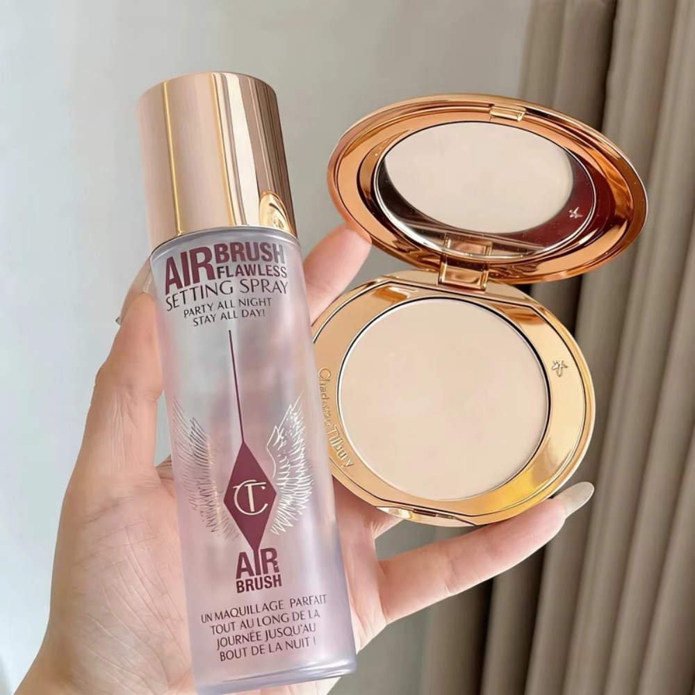 Charlotte Tilbury Lip Balm Fac - Huda Beauty Makeup Set ulasan dan harga