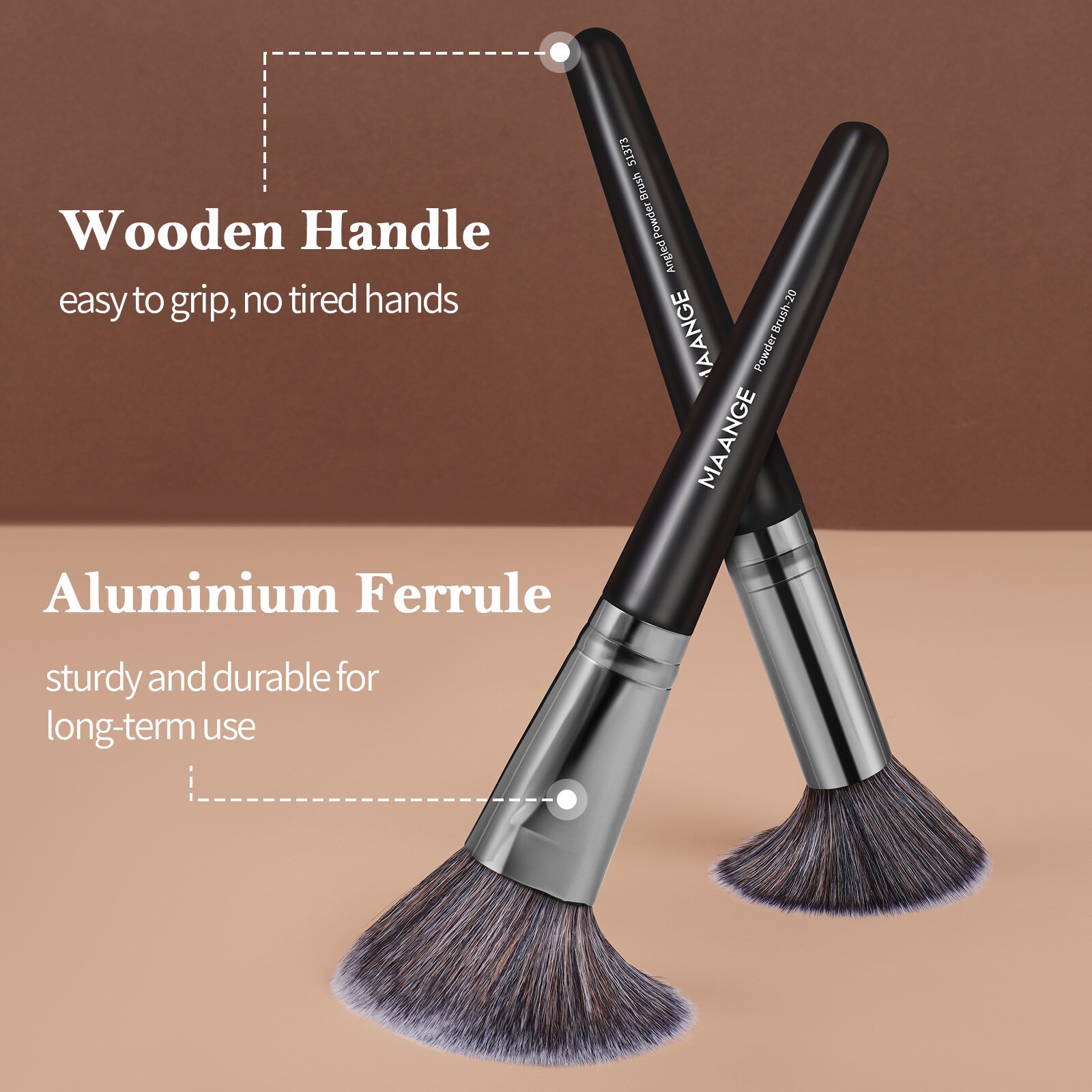 MAANGE Professional Gift Box 2 - Huda Beauty Makeup Brush Set ulasan dan harga