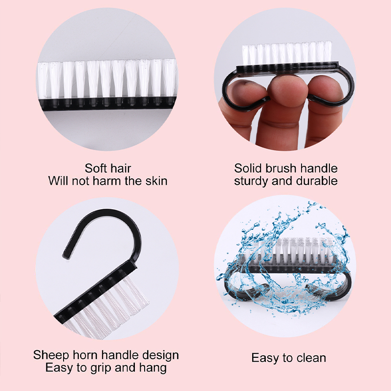 50/100Pcs Plastic Nail Brushes - Blush Brush Kabuki ulasan dan harga