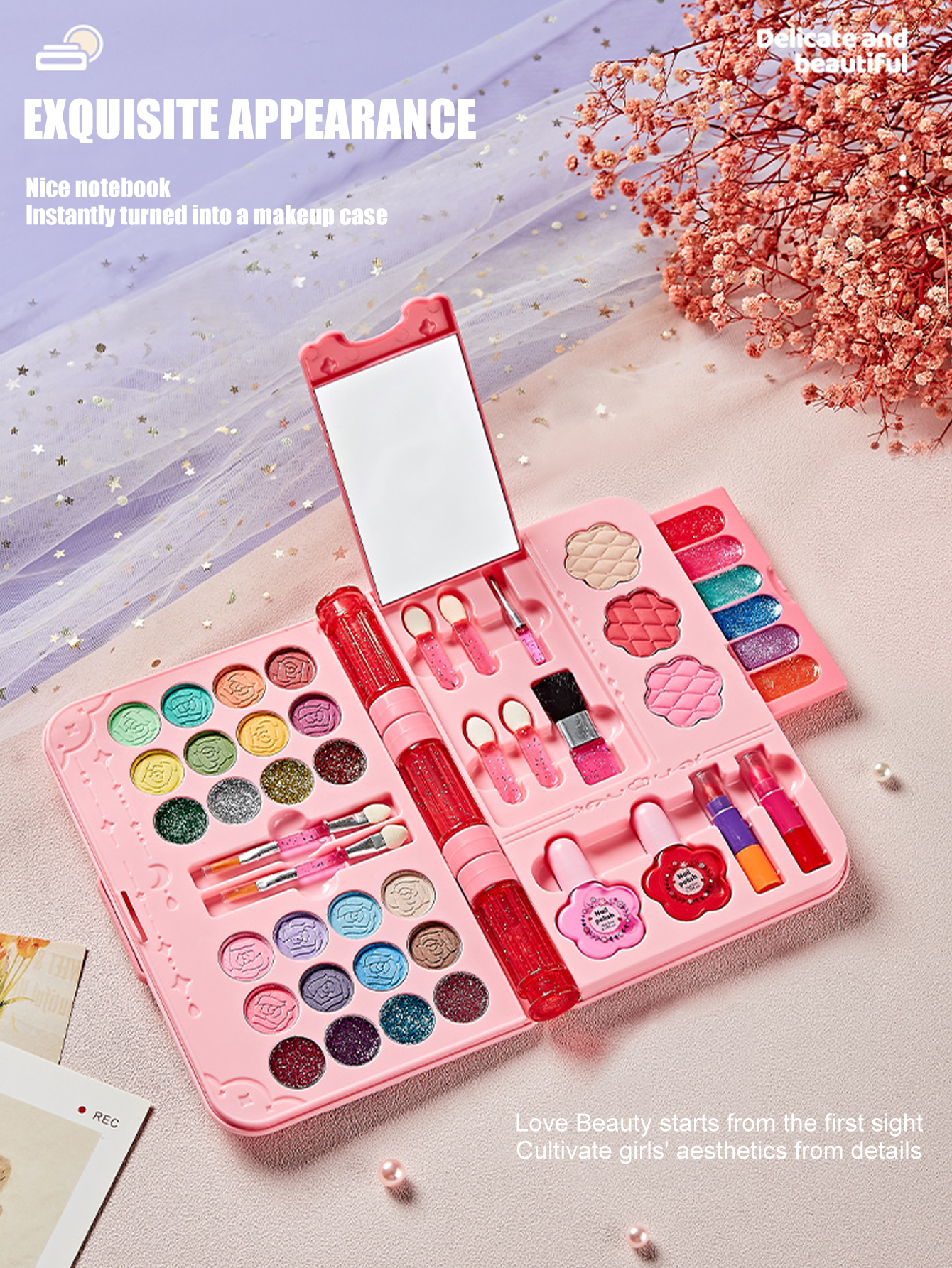 Kids Makeup Kit for Girl, Wash - Beauty Makeup Usa ulasan dan harga